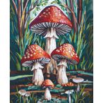 Whispers in the Grass: A Mosaic Toadstool Notebook: Inspired by the quiet magic of nature, this beautiful notebook features a mosaic of red toadstools ... for writing, sketching, and daydreaming.