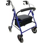 Whit Wheels Rollator 4 Tekerlekli Yürüteç 130 kg Taşıma Kapasiteli