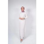 Whıte Corner Elbise 1106 Beyaz