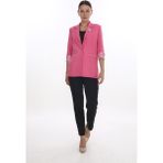 White Diamond Double Kol Detaylı Ceket 40 - Pembe