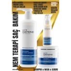 White Diamond Kuru ve Yıpranmış Saçlar Için Nem Terapi Saç Bakım Seti Şampuan, Serum, Maske
