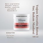 White Diamond Yoğun Keratin Içerikli Derinlemesine Bakım Botox Keratin Saç Bakım Maskesi 500 Ml