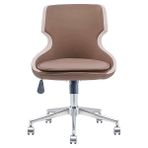 White Furniture Donna Ofis Çalışma Sandalyesi - Kahverengi