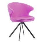 White Furniture Kumaş Rahat Ofis Lobi Sandalye Modeli - Pembe