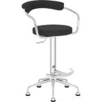 White Furniture Nessa Rahat Bar Sandalyesi - Siyah