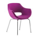White Furniture Ultra Kumaş Rahat Sandalye - Pembe
