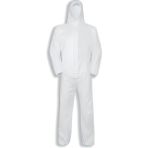 White Guard Tek Kullanımlık Lamine Tulum , Beyaz , 10 lu Pakette