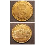 White House Washington Richard M. Nixon 37th US President - 22ayar A900 Altın Madalya - Kurt BODLAK
