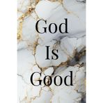 White Marble & Gold Luxe Journal - God Is Good