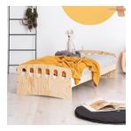 White Markaawm Montessori Yatak 90x190 Ahşap Çocuk Karyola Beşik