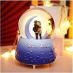 White Moon Kar Küresi Orta Boy - 001-Renkli