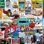White Mountain 1144PZ – Karvon: Ich liebe yeni-England – 1000 Parça Puzzle
