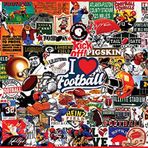 White Mountain - I Love Football, 1000 Parça Yapboz, Futbol Yapbozu, NFL