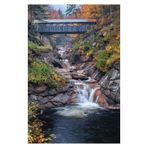 White Mountain Jigsaw Puzzle 1000 adet 24 " "X30-kaplı Bridge