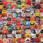 White Mountain Jigsaw Puzzle 550 Pieces 18"X24"-Beer Bottle Caps