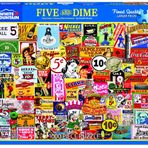 White Mountain Puzzle Five and Dime, 1000 Parça Yapboz
