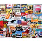 White Mountain Puzzle I Love America - 1000 Parça Yapboz