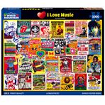White Mountain Puzzle I Love Music - 1000 Parça Yapboz