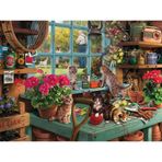 White Mountain Puzzle Meraklı Kedi Yavruları - 1000 Parça Yapboz