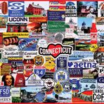 White Mountain Puzzles I Love Connecticut, 1000 Parça Yapboz
