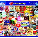 White Mountain Yapboz I Love Baking, 1000 Parça Yapboz