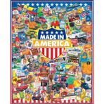 White Mountain yapbozun Made in America Jigsaw Puzzle (1000 adet), White Mountain yapbozun