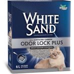 White Sand 6 lt Odor Lock Plus Aktif Karbonlu Bentonit Kedi Kumu