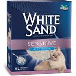 White Sand 6 lt Sensitive Bentonit Yapışmayan Kedi Kumu