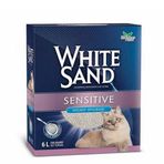 White Sand 6 lt Sensitive Plus Cat Litter Yapışmayan Kedi Kumu