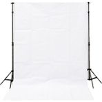 White Screen-Beyaz Fon Perde PAMUK(2X3M) Fon Standı