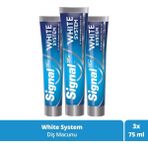 White System Dis Macunu 2 Haftada Daha Beyaz Disler 75 Ml X3 Adet
