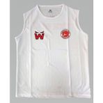 Whiteface Kick Boks Sıfır Kol Tişört (Beyaz)