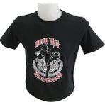 Whiteface Muay Thai Özel Tasarım Baskılı Tasarım Tişört (Siyah) - XL