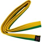 Whiteface Taekwondo Kuşak (Yeşil-Sarı) - Sarı - Yeşil