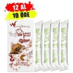 WhiteVeterinay Cat Cream Biftekli 12 Adet 4x15 gr Kedi Ödül Maması