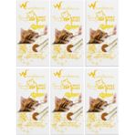 WhiteVeterinay Creamy Tavuklu 4x15 gr 6 Adet Sıvı Kedi Ödül Maması
