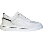 Who What Wear Erkek W Shoes Hakiki Deri Lastik Bağcıklı El Yapımı Sneaker Ayakkabı 25WM0302 - Beyaz