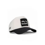 Why So Serious Logolu Siyah-Bej Beyzbol Premium Şapka
