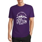 Why Y'all Trying to Test The Beth Dutton In Me Shirt – Eğlenceli Yellowstone tişört, hayranları için üniseks pamuk tişört, Koyu Eflatun, 3XL