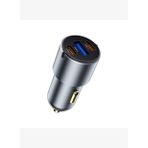 Wi-CC032 Nano Pro 60W Dual Type-C + USB-A Hızlı Şarj Özellikli Araç Şarj Aleti