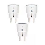 Wi-Fi Akıllı Priz, 3'Lü Set, 16A Güç Kapasitesi