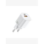 Wi-G017 Cube Serisi Type-C PD ve USB-A GaN Tech 33W Mini Şarj Başlığı