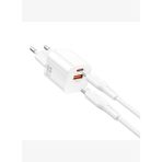 Wi-G018 Cube Gan Type-C to Type-C PD Hızlı Şarj Cihazı ve Kablo Set 33W