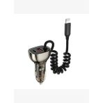Wi-QC019 Geek Serisi 3in1 Lightning Kablolu Hızlı Araç Şarj Cihazı 90W