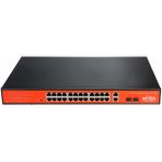 WI-TEK 24port 200w FULL PoE WI-PS526GH 10/100 Yönetilemez Switch Watchdog Özellikli