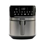 Wiami Airfryer 6.5 L V2 Akıllı Yağsız Fritöz inox-siyah