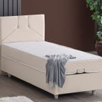Wick Baza Başlık Ve Letto Yatak Seti, Krem, 90X200