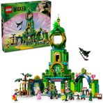 Wicked Emerald City’Ye Hoş Geldiniz 75684-9 Yaş Ve Üzeri Çocuklar Için Kule Modeli, Glinda Ve Elphaba Mini Bebekleri İçeren Yaratıcı Oyuncak Yapım Seti (945 Parça)
