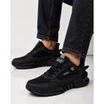Wickers Erkek Siyah Kalın Taban Chunky Sneaker Günlük Spor Ayakkabı Air Tabanlı