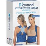 WİCROMED DİK DURUŞ KORSESİ - Mavi - 3XL